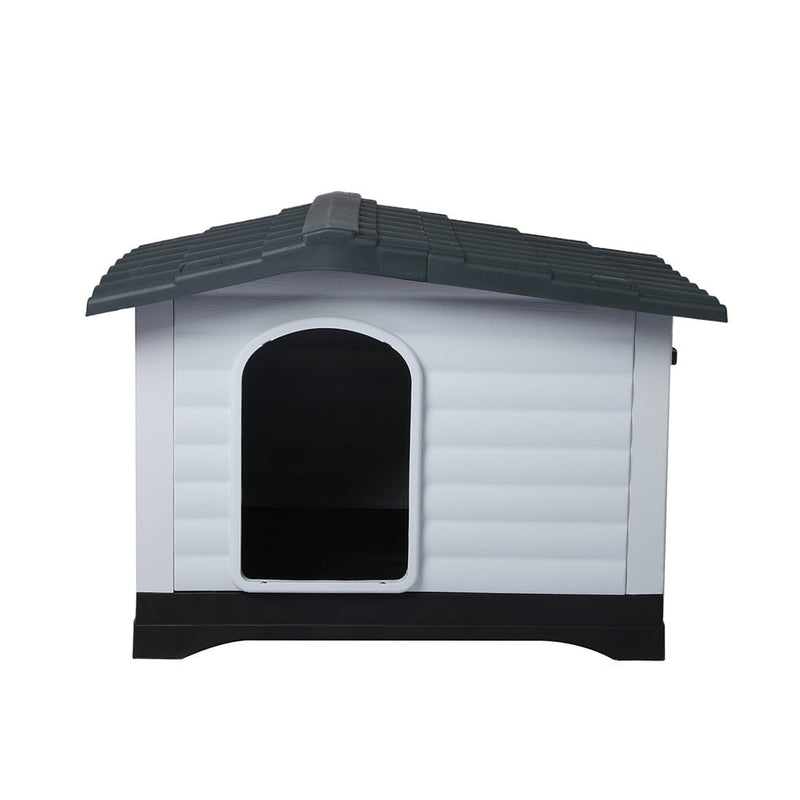 PaWz Dog Kennel Outdoor Indoor Pet Plastic Garden Large House Weatherproof Outside Payday Deals