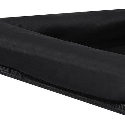 PaWz Elevated Pet Bed Dog Puppy Cat Trampoline Hammock Raised Heavy Duty Black M Payday Deals