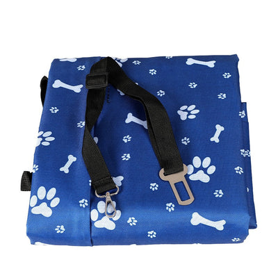 PaWz Pet Back Car Seat Cover Hammock Nonslip Dog Puppy Cat Waterproof Rear Blue Payday Deals