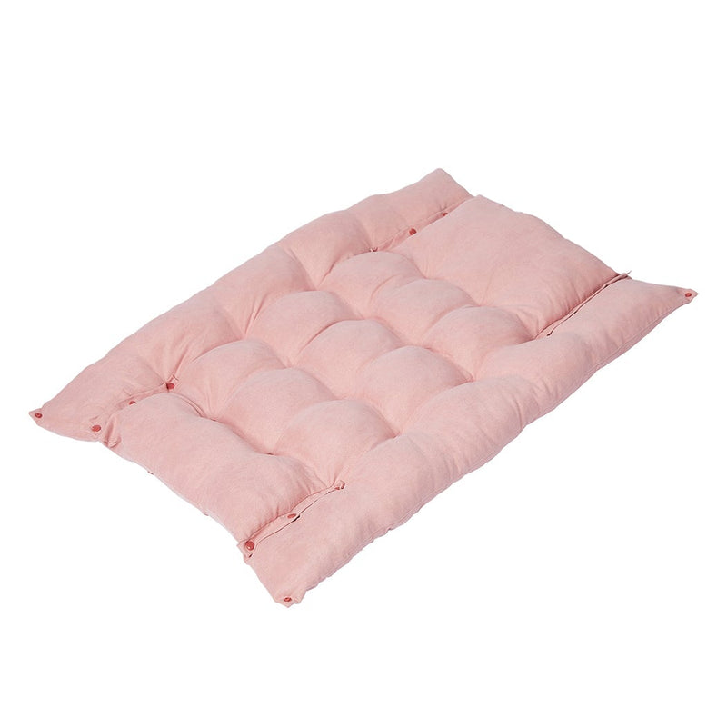 PaWz Pet Bed 2 Way Use Dog Cat Soft Warm Calming Mat Sleeping Kennel Sofa Pink S Payday Deals