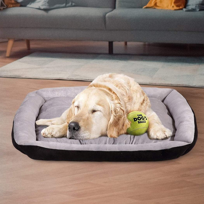 PaWz Pet Bed Dog Beds Bedding Mattress Mat Cushion Soft Pad Pads Mats L Black