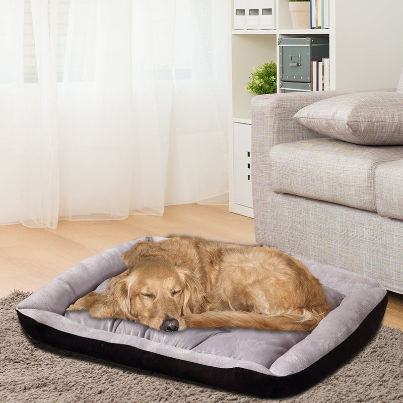 PaWz Pet Bed Dog Beds Bedding Mattress Mat Cushion Soft Pad Pads Mats XL Black Payday Deals