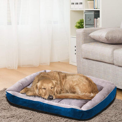PaWz Pet Bed Dog Beds Bedding Mattress Mat Cushion Soft Pad Pads Mats XL Navy Payday Deals