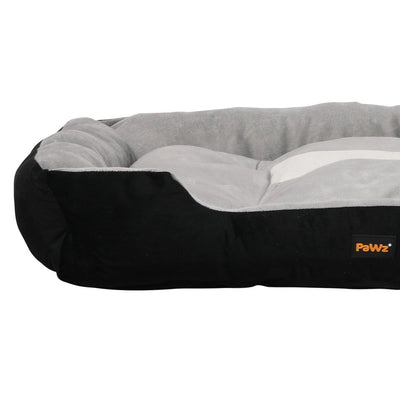 PaWz Pet Bed Dog Beds Bedding Mattress Mat Cushion Soft Pad Pads Mats XXL Black Payday Deals