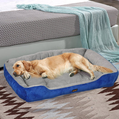 PaWz Pet Bed Dog Beds Bedding Mattress Mat Cushion Soft Pad Pads Mats XXL Navy Payday Deals