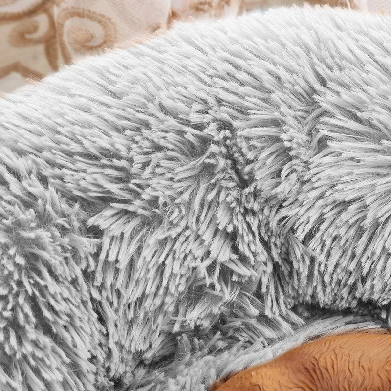 PaWz Pet Bed Dog Beds Mattress Bedding Cat Pad Mat Cushion Winter XL Grey Payday Deals