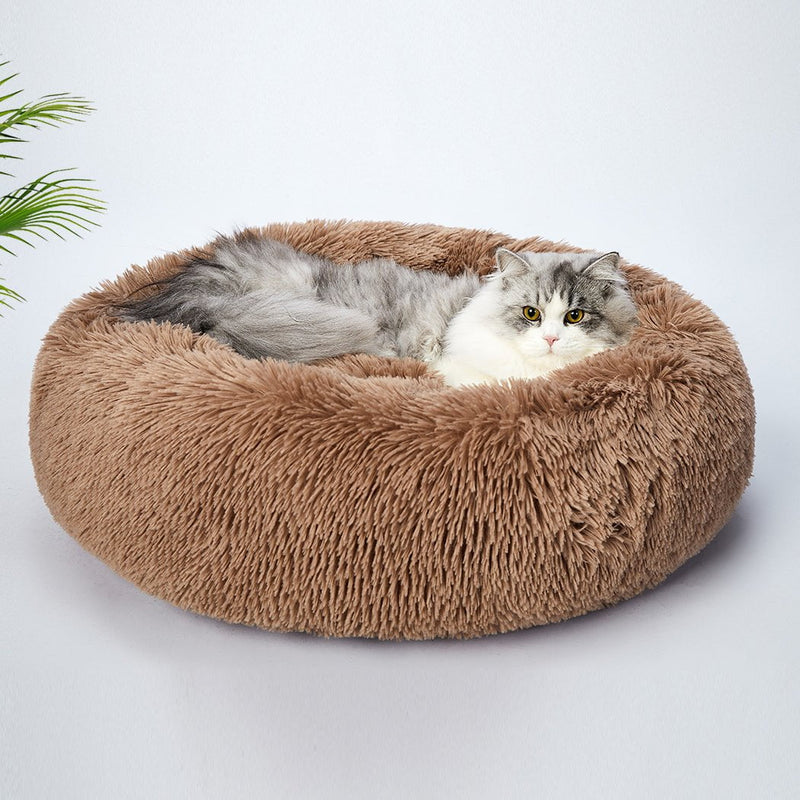 PaWz Pet Bed Mattress Dog Beds Bedding Cat Pad Mat Cushion Winter M Brown Payday Deals
