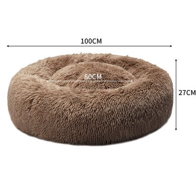 PaWz Pet Bed Mattress Dog Beds Bedding Cat Pad Mat Cushion Winter XXL Brown Payday Deals