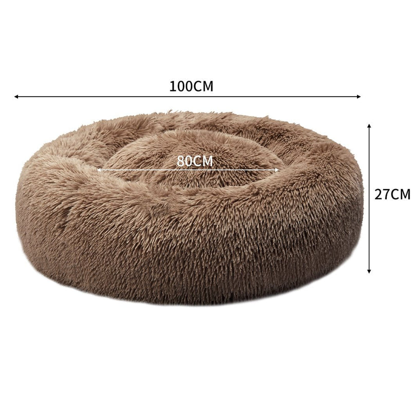 PaWz Pet Bed Mattress Dog Beds Bedding Cat Pad Mat Cushion Winter XXL Brown Payday Deals