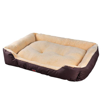 PaWz Pet Bed Mattress Dog Cat Pad Mat Cushion Soft Winter Warm X Large Brown