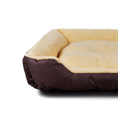 PaWz Pet Bed Mattress Dog Cat Pad Mat Cushion Soft Winter Warm X Large Brown Payday Deals