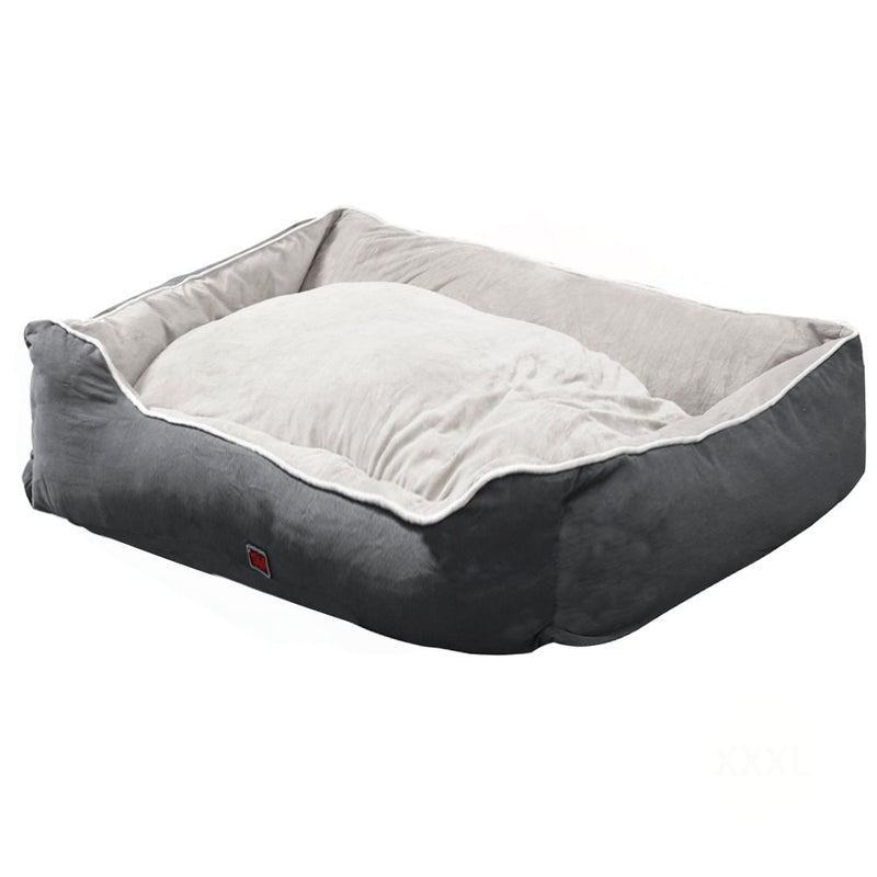 PaWz Pet Bed Mattress Dog Cat Pad Mat Puppy Cushion Soft Warm Washable 3XL Grey Payday Deals