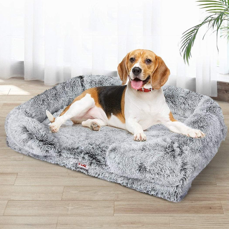PaWz Pet Bed Orthopedic Sofa Dog Beds Bedding Soft Warm Mat Mattress Cushion M Payday Deals