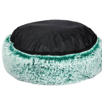 PaWz Pet Beds Dog Cat Soft Warm Kennel Round Calming Nest Cave AU Teal XXL Payday Deals