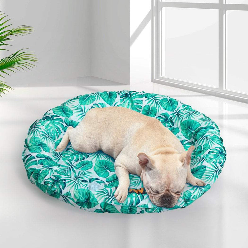 PaWz Pet Cool Gel Mat Cat Bed Dog Bolster Waterproof Self-cooling Pads Summer L Payday Deals