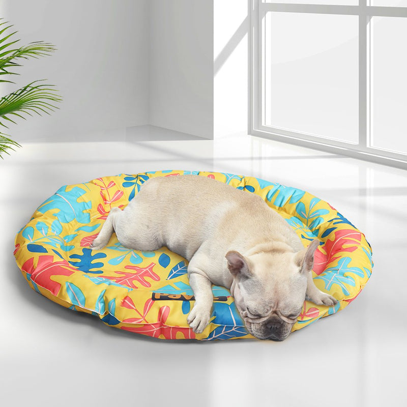 PaWz Pet Cool Gel Mat Cat Bed Dog Bolster Waterproof Self-cooling Pads Summer L Payday Deals