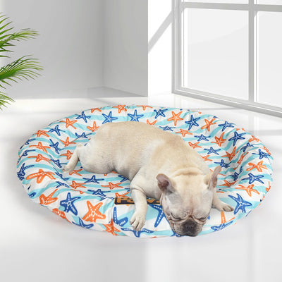 PaWz Pet Cool Gel Mat Cat Bed Dog Bolster Waterproof Self-cooling Pads Summer L Payday Deals