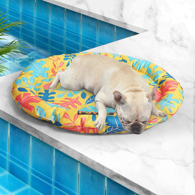 PaWz Pet Cool Gel Mat Cat Bed Dog Bolster Waterproof Self-cooling Pads Summer L Payday Deals