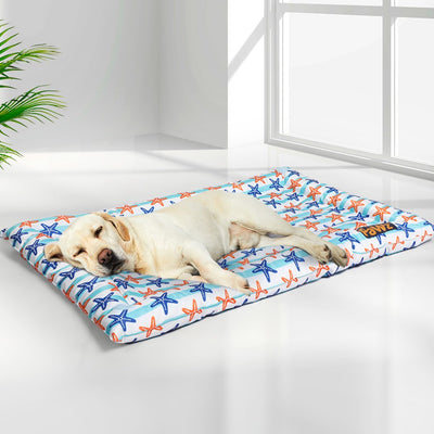 PaWz Pet Cool Gel Mat Cat Bed Dog Bolster Waterproof Self-cooling Pads Summer L Payday Deals