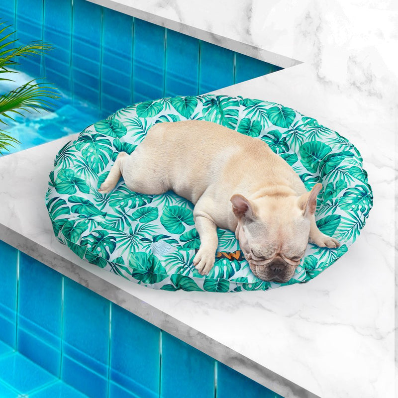 PaWz Pet Cool Gel Mat Cat Bed Dog Bolster Waterproof Self-cooling Pads Summer M Payday Deals