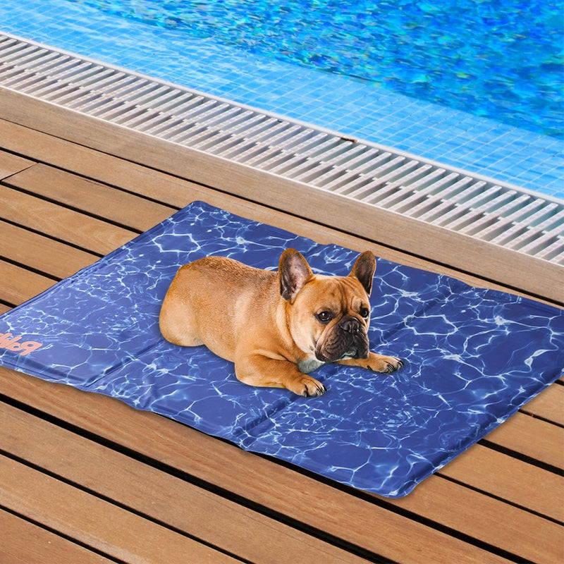 PaWz Pet Cooling Mat Gel Mats Bed Cool Pad Puppy Cat Non-Toxic Beds Summer XL Payday Deals