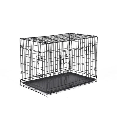 PaWz Pet Dog Cage Crate Kennel Portable Collapsible Puppy Metal Playpen 24"