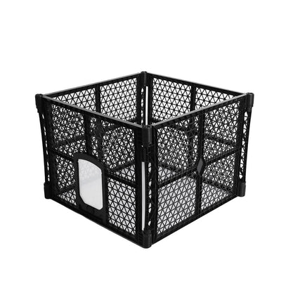 PaWz Pet Playpen Foldable Protable Dog Play Pens Plastic Garden Outdoor 4 Panels Payday Deals