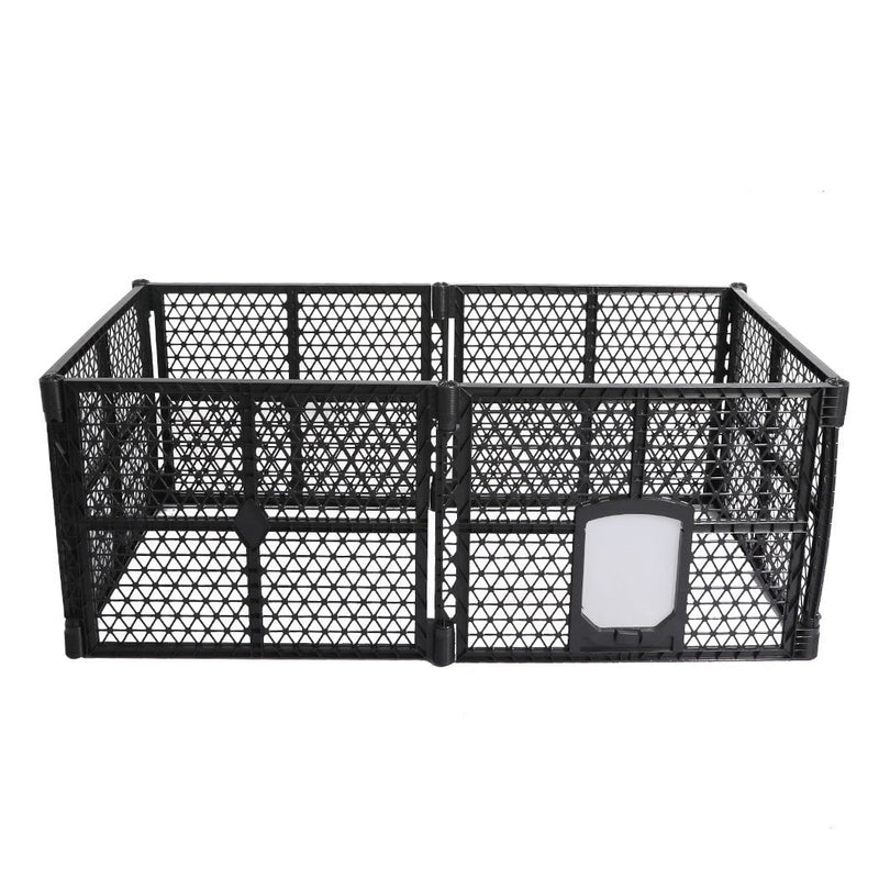 PaWz Pet Playpen Foldable Protable Dog Play Pens Plastic Garden Outdoor 6 Panels Payday Deals