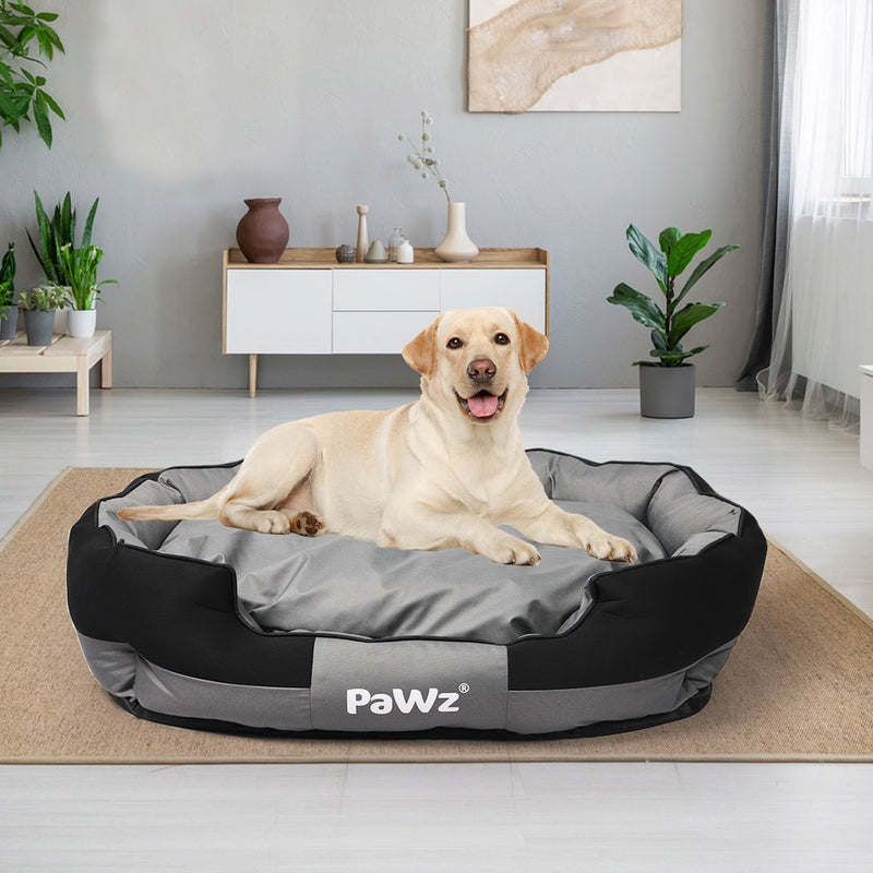 PaWz Waterproof Pet Dog Calming Bed Memory Foam Orthopaedic Removable Washable L Payday Deals