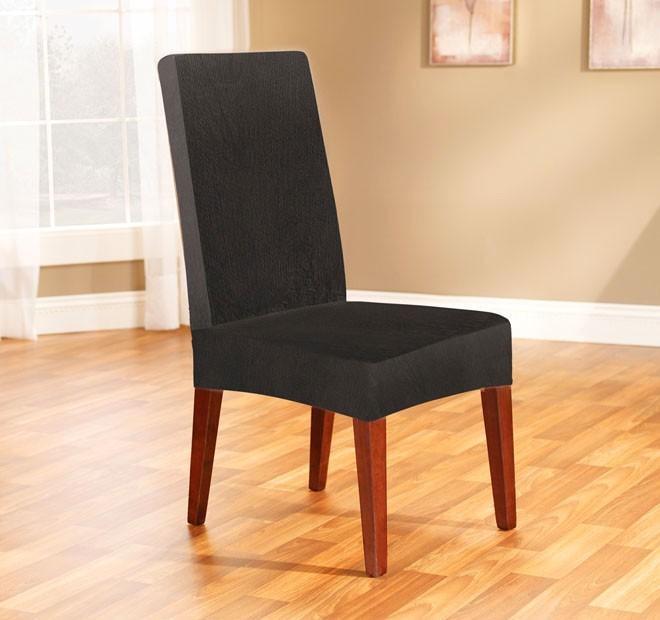 Pearson Dining Chair Cover in Ebony by Sure Fit Payday Deals