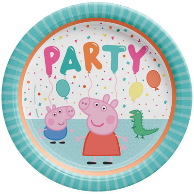 Peppa Pig- 16 Guest Deluxe Tableware Party Pack Payday Deals