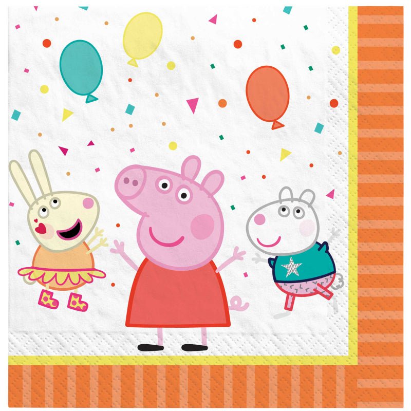 Peppa Pig- 8 Guest Deluxe Tableware Party Pack Payday Deals