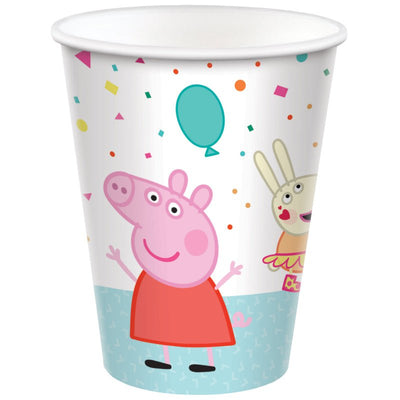 Peppa Pig Party Paper Cups 8 Pack