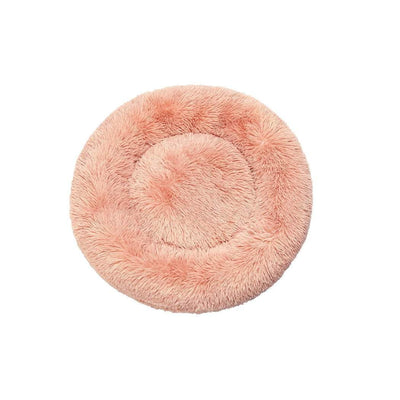 Pet Bed Cat Dog Donut Nest Calming Kennel Cave Deep Sleeping Pink S Payday Deals