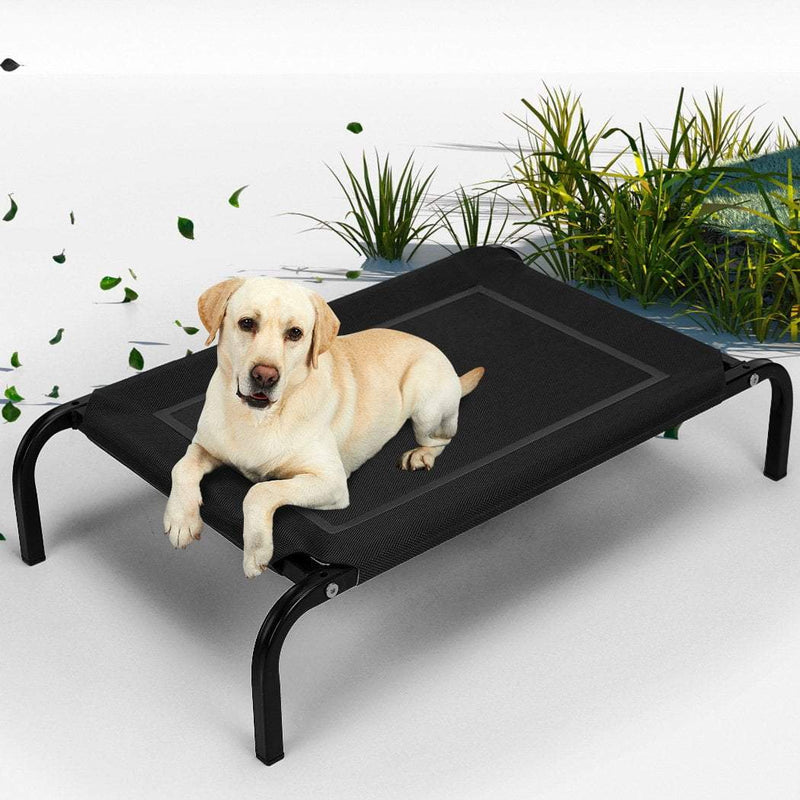 Pet Bed Dog Beds Bedding Sleeping Non-toxic Heavy Trampoline Black M