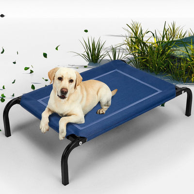 Pet Bed Dog Beds Bedding Sleeping Non-toxic Heavy Trampoline Navy M Payday Deals