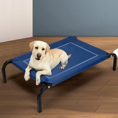 Pet Bed Dog Beds Bedding Sleeping Non-toxic Heavy Trampoline Navy M Payday Deals