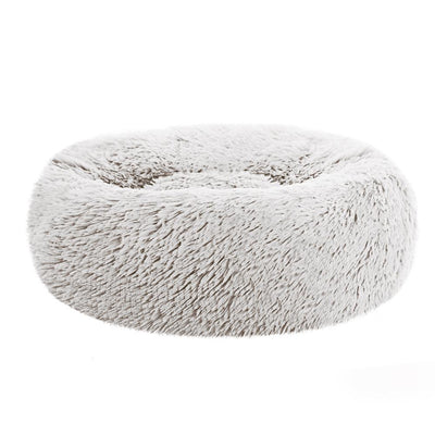 i.Pet Pet bed Dog Cat Calming Pet bed Small 60cm White Sleeping Comfy Cave Washable