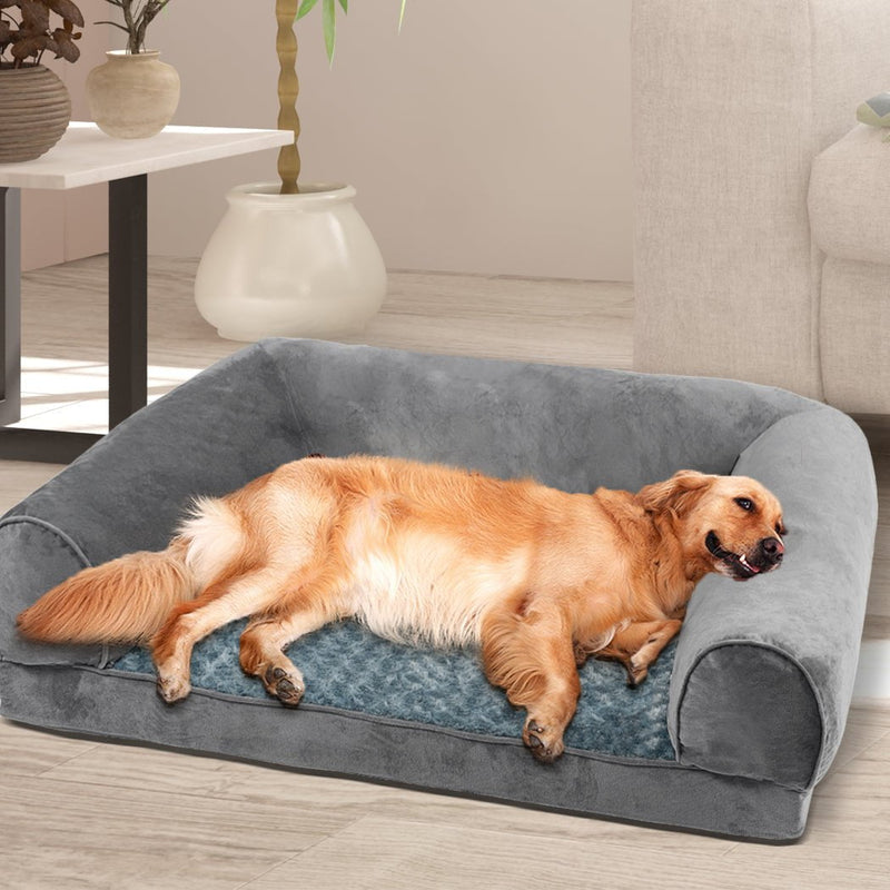 Pet Bed Sofa Dog Beds Bedding Soft Warm Mattress Cushion Pillow Mat Plush XL Payday Deals