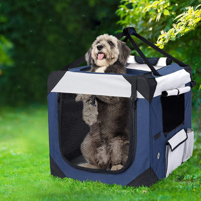 Pet Carrier Bag Dog Puppy Spacious Outdoor Travel Hand Portable Crate L Payday Deals