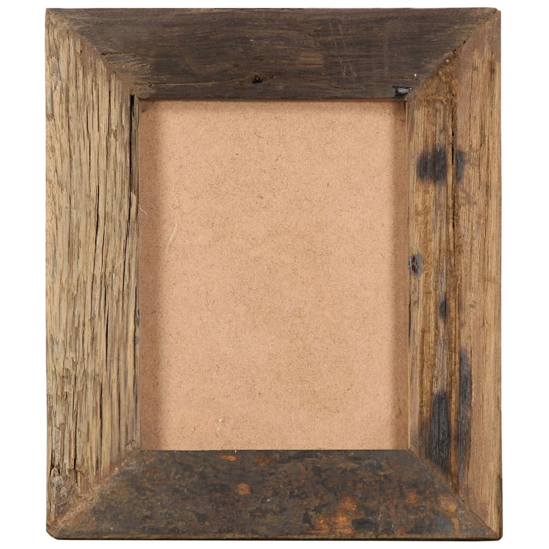 Photo Frames 2 pcs 25x30 cm Solid Reclaimed Wood and Glass Payday Deals