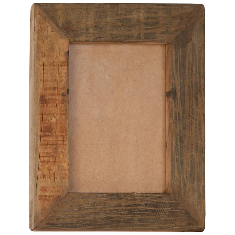 Photo Frames 2 pcs 25x30 cm Solid Reclaimed Wood and Glass Payday Deals