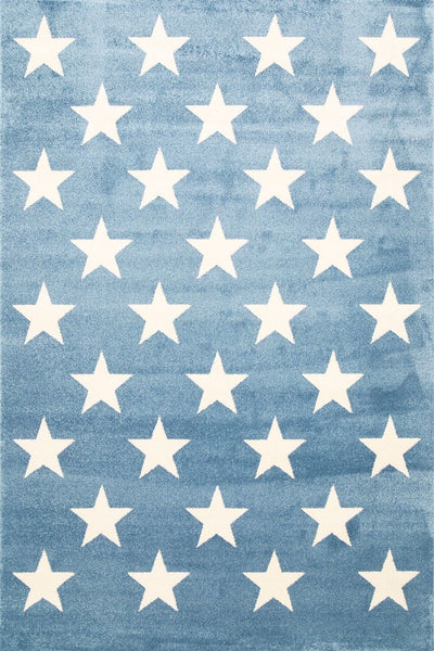 Piccolo  Blue and White Stars Kids Rug 160x230cm Payday Deals