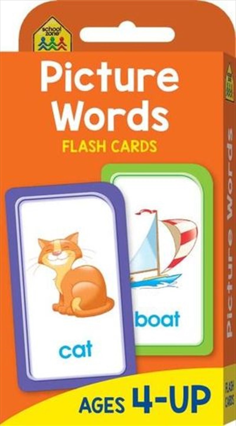 Picture Words : School Zone Flashcards Payday Deals