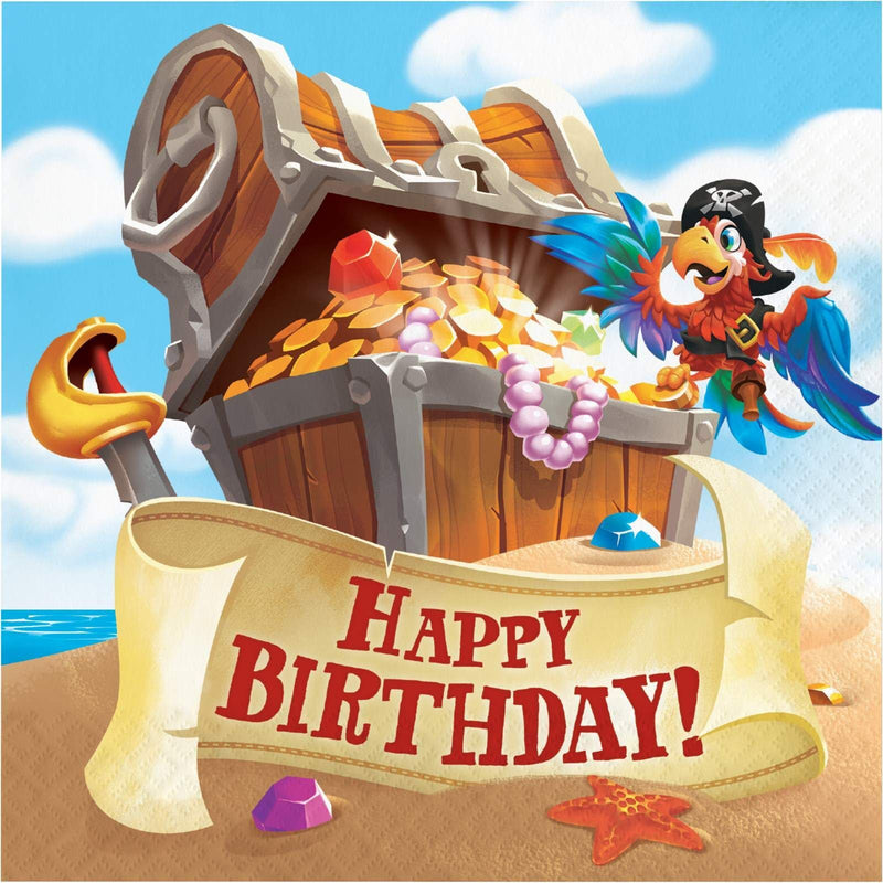 Pirate Happy Birthday 8 Guest Tableware Party Pack Payday Deals