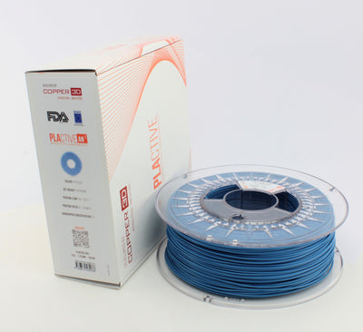 PLA Filament Copper 3D PLActive - Innovative Antibacterial 2.85mm 2.3KG Sky Blue Color 3D Printer Filament On Demand