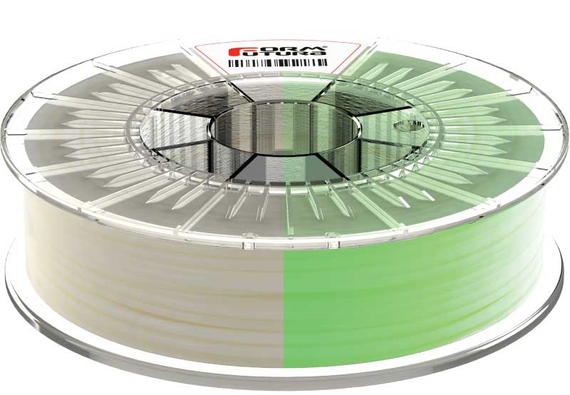 PLA Filament EasyFil PLA 1.75mm Glow in the Dark Green 750 gram 3D Printer Filament Payday Deals