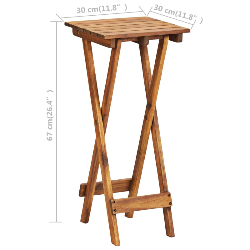 Plant Stand 30x30x67 cm Solid Acacia Wood Payday Deals