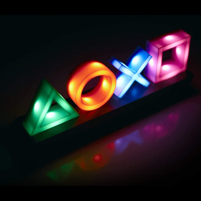 PlayStation Icons Logo Decorative LED Light Lights - 3 Light Modes Payday Deals
