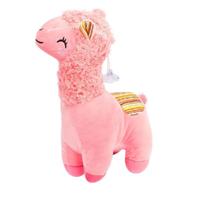Plush Stuffed Doll Toy Llama Pink 28cm